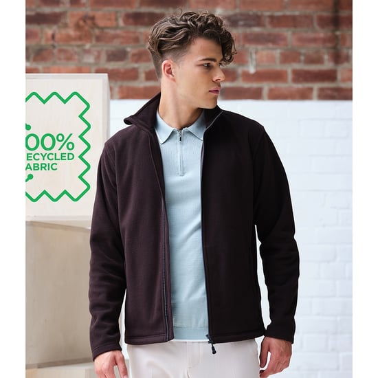 Regatta Mens Microfleece Recycled Jacket (Black)