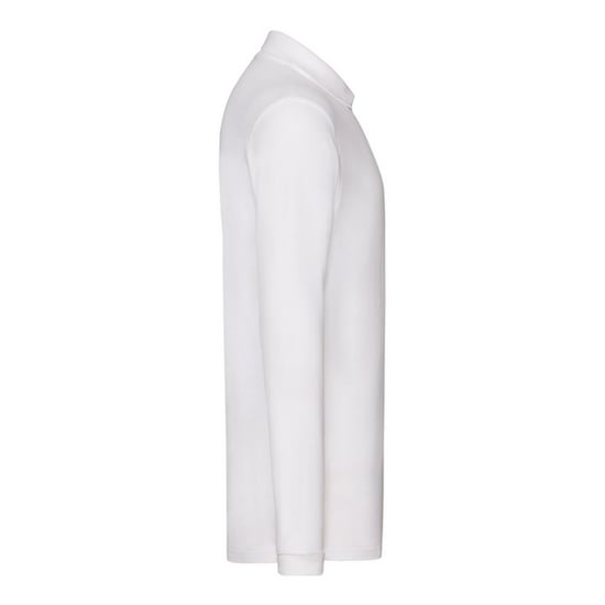 Fruit of the Loom - Poloshirt für Herren Langärmlig (Weiß) - Image 3