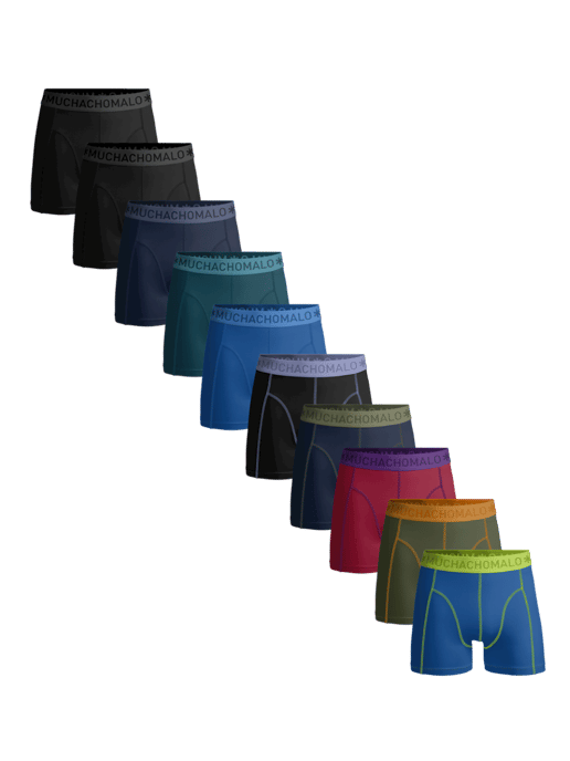 Muchachomalo - Caleçons 10-pack Hommes - Qualité parfaite - Ceinture douce - Image 1
