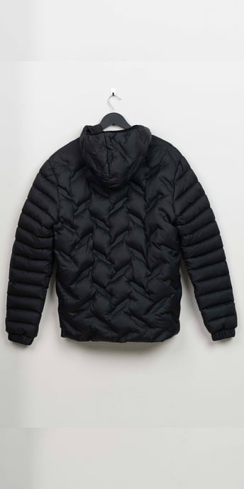 D Rock Mens Quilted Puffer Jacket With Hooded Padded