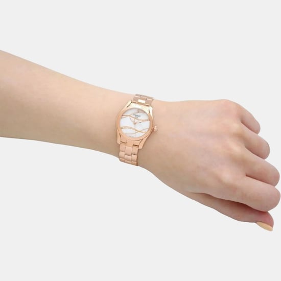 Tissot T-wave roségold Damen Armbanduhr T1122103311100 - Image 4