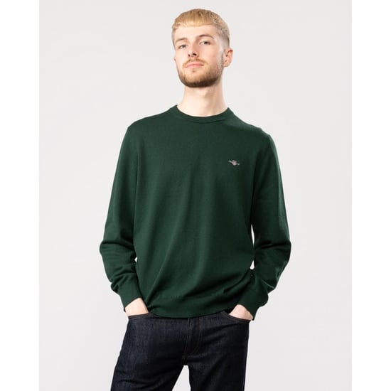 Gant Classic Cotton C-Neck Strickpullover - Image 1