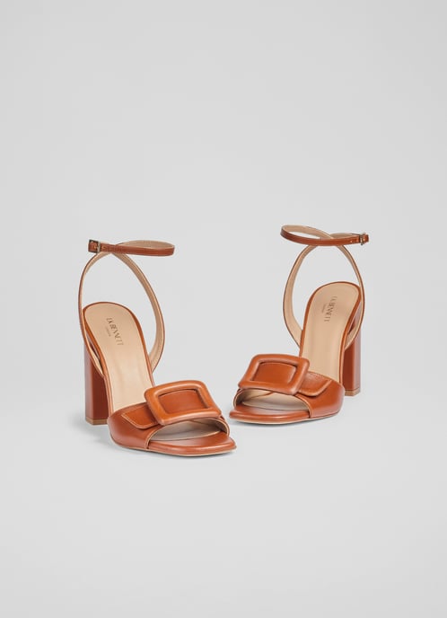 LK Bennett Florance Formal Sandals, Tan