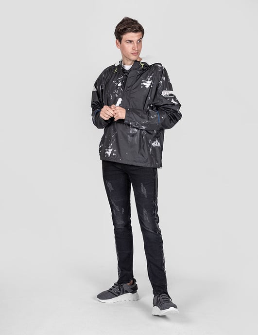 Les Hommes Jacke K Way Herren schwarz - Image 2