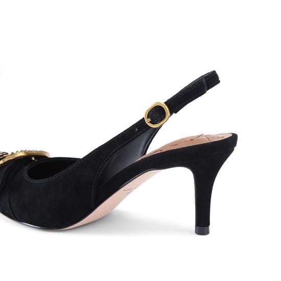 Kurt Geiger London Suede Kgl Mayfair Sling Sm Egl Heels