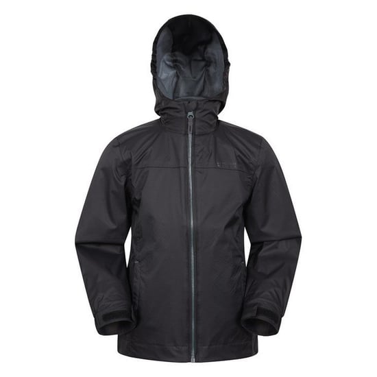 Mountain Warehouse Childrens/Kids Torrent Taped Seam Waterproof Jacket (Black)