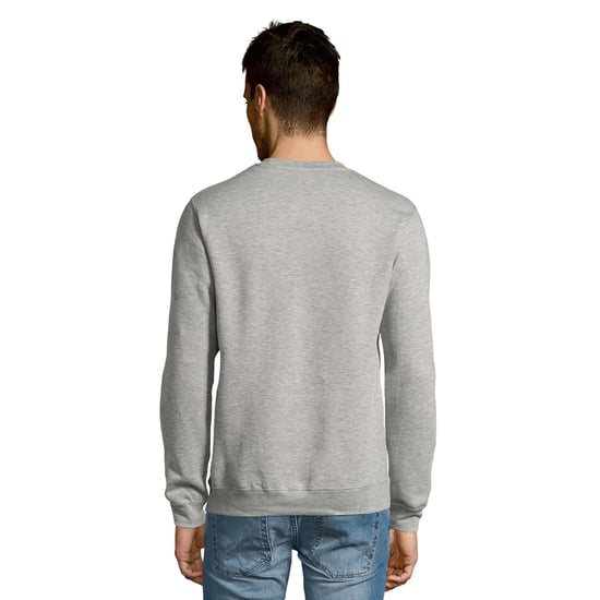 SOLS - "New Supreme" Sweatshirt für Herren/Damen Unisex (Grau meliert) - Image 2