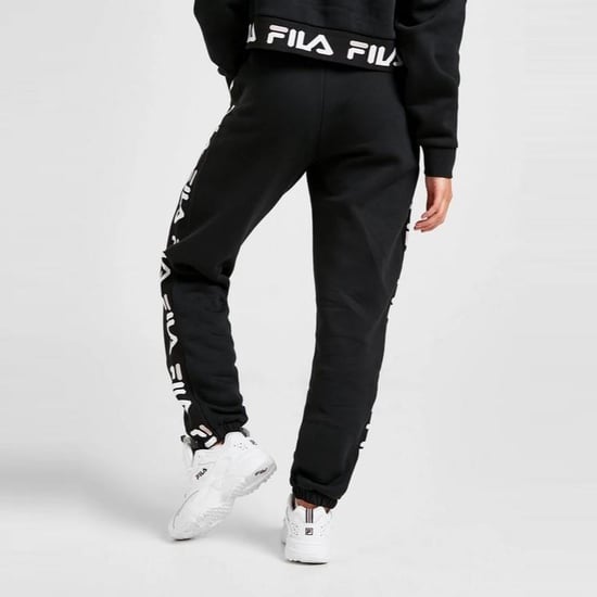 Fila Womens Jacquared Pnl Pnt Jogger Schwarz - Image 4
