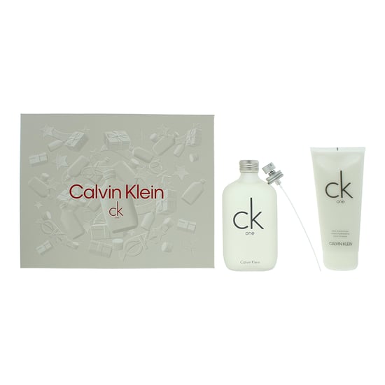 Calvin Klein Ck One Eau De Toilette 200ml + Body Lotion 200ml Gift Set