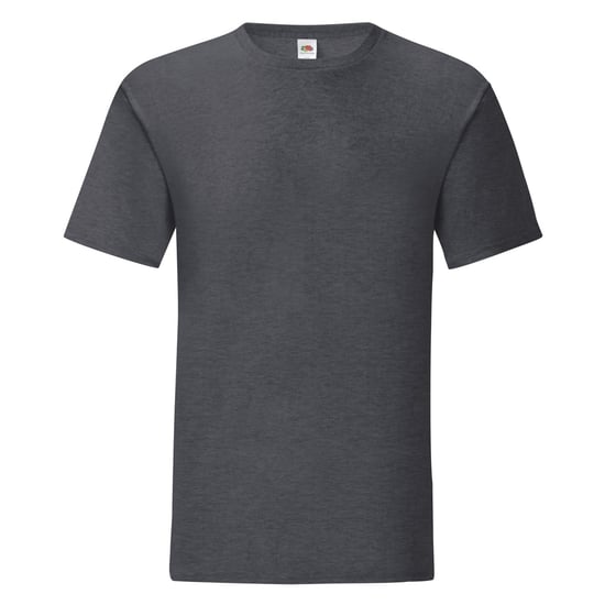 Fruit Of The Loom Herren Iconic T-Shirt (5er-Pack) (Dark Heather) - Image 1