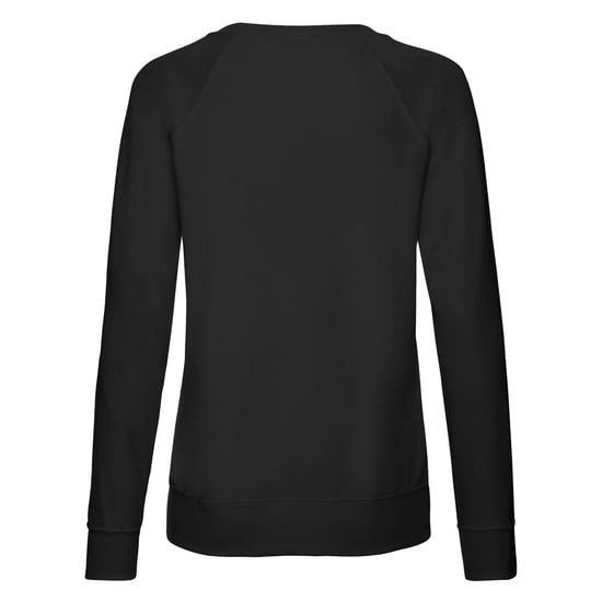 Fruit of the Loom - Sweatshirt Leicht für Damen Raglanärmel (Schwarz) - Image 2