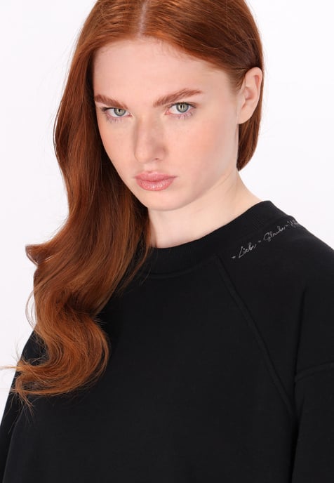Dreimaster Sweatshirt Damen Schwarz - Image 5