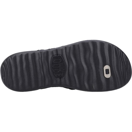 HEYDUDE Myers Flip Sport Mode Polyester Herren Schwarz Sandalen - Image 3