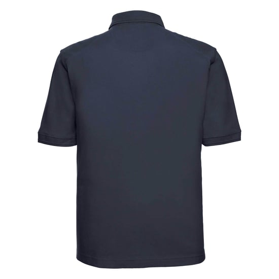 Russell Mens Heavy Duty Short Sleeve Polo Shirt (French Navy)