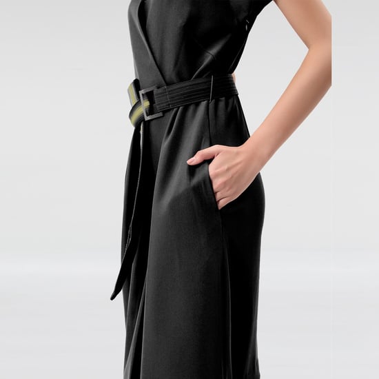 Cache-Coeur Kleid mit V-Ausschnitt - Image 3