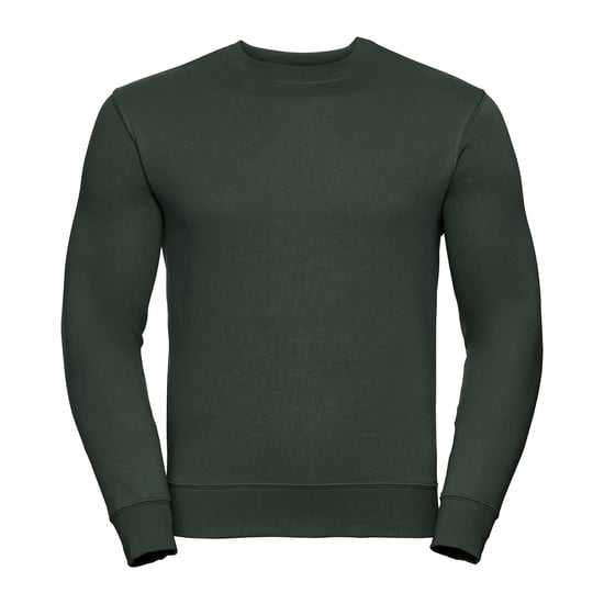 Russell - Sweatshirt für Herren angesetzte Ärmel (Flaschengrün) - Image 1
