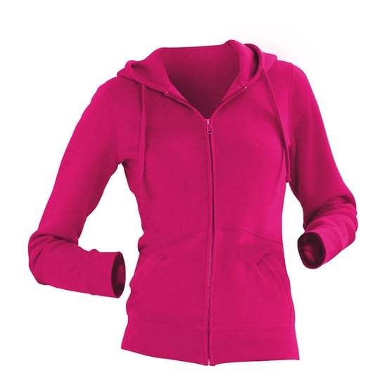 Russell Damen Kapuzenjacke, 3lagig (Fuchsia) - Image 2