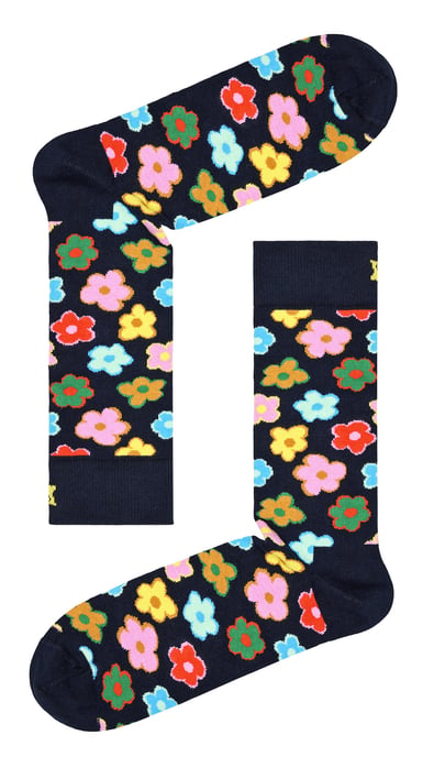 Glückliche Socken - Neuheit Blumendesign Socken | Großes Geschenk - Blume - Image 2