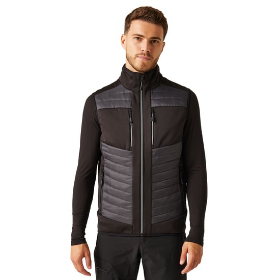 Regatta Unisex Adult E-Volve Thermal Hybrid Body Warmer (Ash/Black)