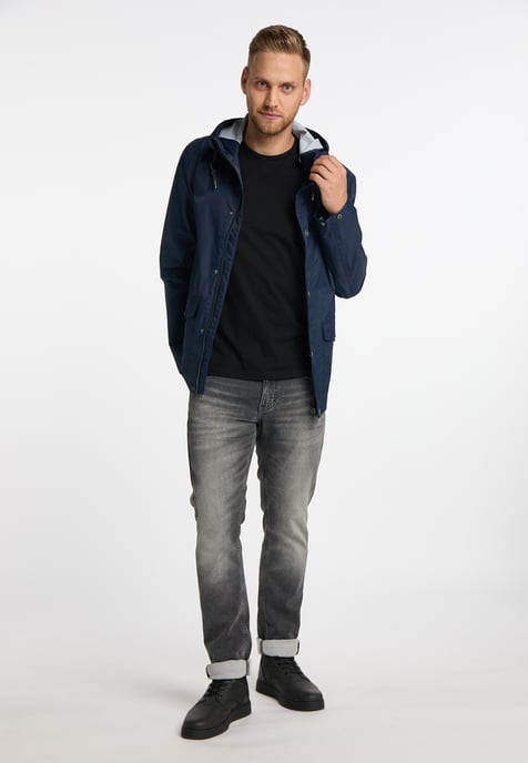 Mo Regenjacke mit Innenprint Herren Marine - Image 4