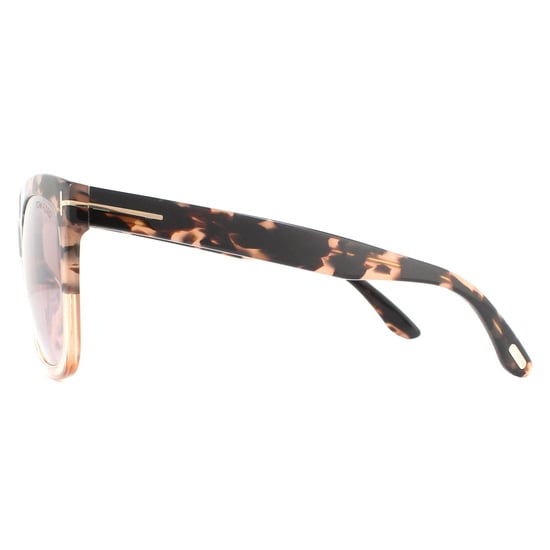 Tom Ford Sonnenbrille Amarra FT0502 55G Rosa Havanna Braun Spiegel - Image 3