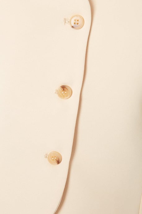 Button Front Relaxed Waistcoat