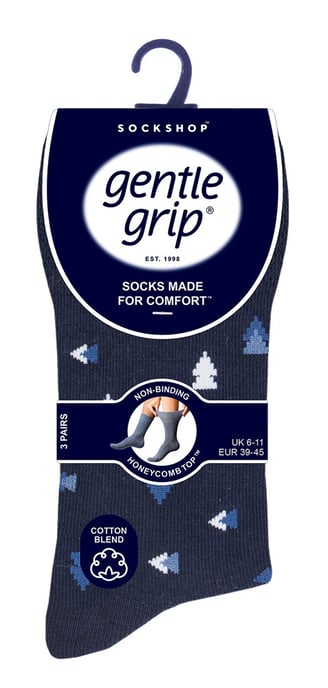 Gentle Grip - 6 Paar Herren Gentle Grip nicht elastische Socken - SOMRJ577 - Image 2