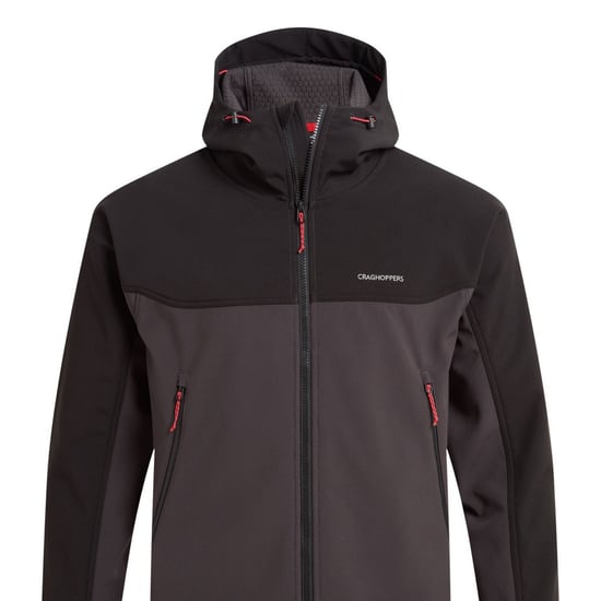 Craghoppers - "Seer" Jacke, wasserfest mit Kapuze für Herren (Schwarz/Schwarzer Pfeffer) - Image 2
