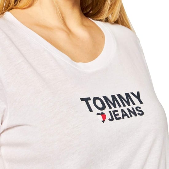 Tommy Jeans Damen-T-Shirt mit Corp-Herzlogo - Image 2