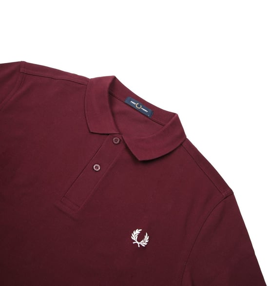Fred Perry - Polo M6000 rouge uni pour homme - Image 3