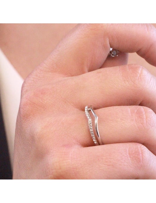 Tiryns Ring - Silber und Kristall - Image 2