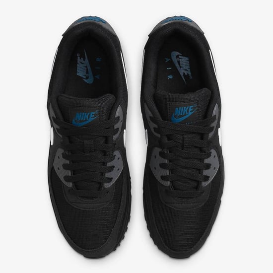 Nike Air Max 90 Herren Turnschuhe in Schwarz/Weiß/Marina/Eisen Grau - Image 4