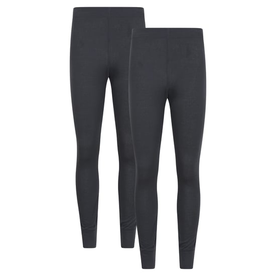 Mountain Warehouse - "Talus" Baselayerhose für Herren (2er-Pack) (Holzkohle) - Image 1