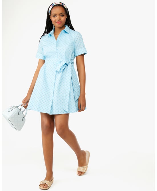 Embroidered Shirtdress