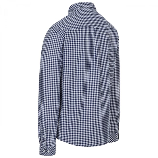 Trespass Herren Yafforth Baumwollhemd (Blaustreifen) - Image 2
