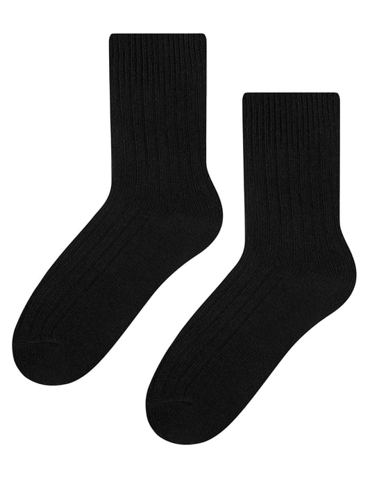 3 Paar Herren Wollsocken | Steven | Winter Leichtgewichtige Warme Stiefel Socken - Schwarz - Image 2