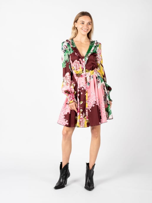 Pinko Dress Salamandra Woman's Multicolored