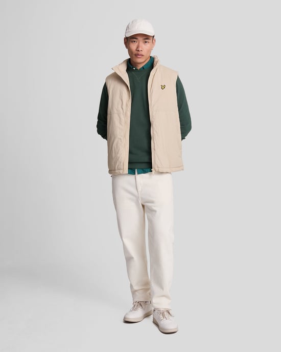 Sweatshirt mit Rundhalsausschnitt für Herren in Grün - Image 2