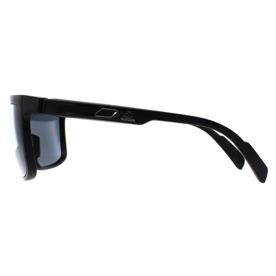 Adidas Shield Mens Matte Black Smoke Polarized SP0020