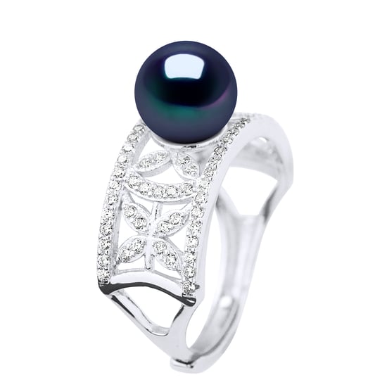 Ringschmuck - Echte Süßwasser-Zuchtperle, rund 8-9 mm - Image 1