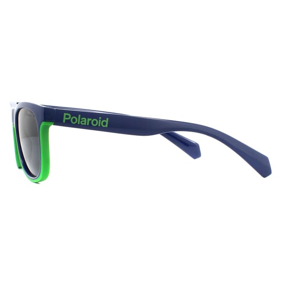 Polaroid Enfants Lunettes De Soleil PLD 8041/S RNB M9 Bleu Vert Gris Polarisé - Image 3