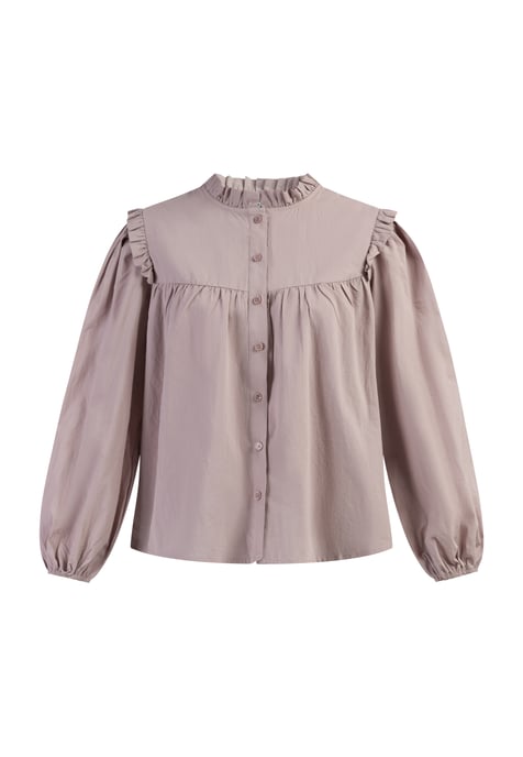 Dreimaster Bluse Damen alt rosa - Image 1