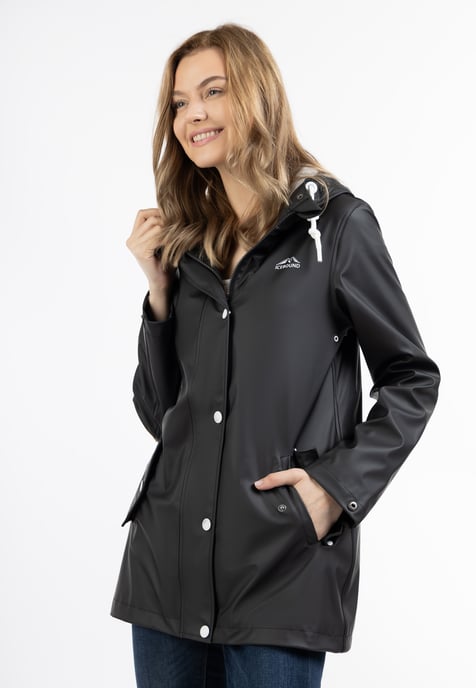 ICEBOUND Regenjacke Damen Schwarz - Image 2