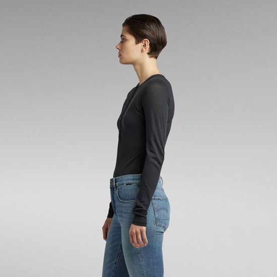 G-Star RAW Henley Body Slim Top