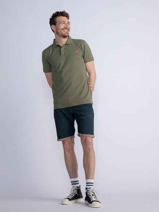 Petrol Industries - Klassisches Poloshirt Männer - Grün - Image 5