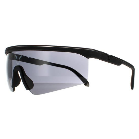 Police Semi Rimless Mens Black Rubber  Smoke SPLA28 Lewis Hamilton