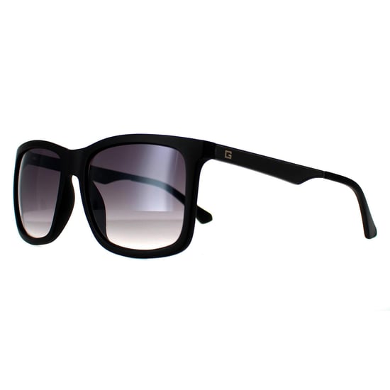 Guess Rectangle Mens Matte Schwarz Rauch Gradient GF0171 - Image 2