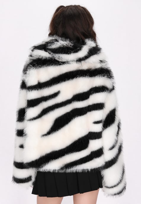 Mymo Jacke Damen weiss schwarz - Image 4