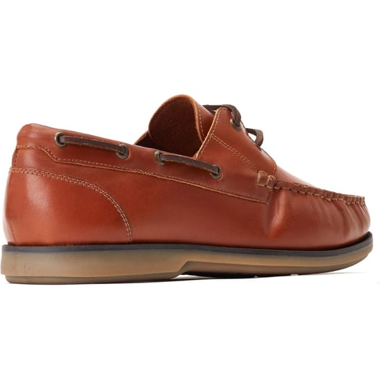Base London Stern Herren Bootsschuhe aus gebranntem Tan-Leder - Image 2