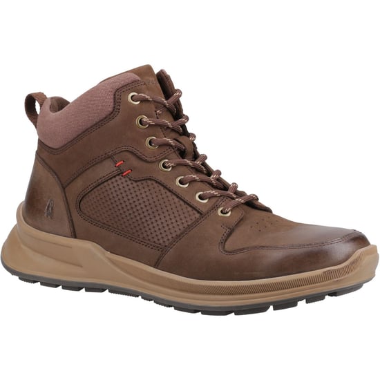 Hush Puppies Arnie Leder Herren Stiefel Braun - Image 1